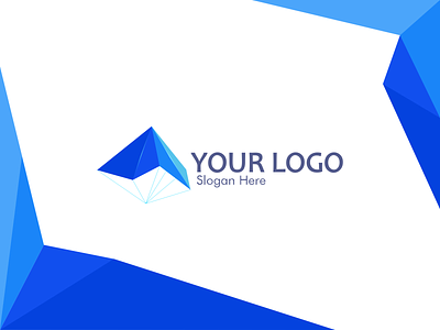 Your logo background blue blue logo brand branding creative design graphic icon illustration logo symbol wallper