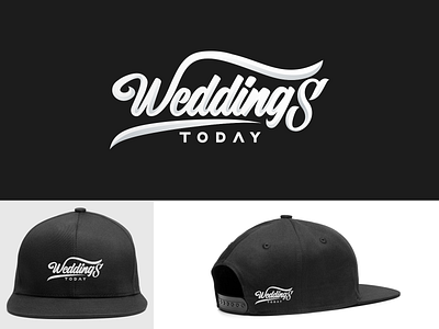 Black and White Modern Weding today Design