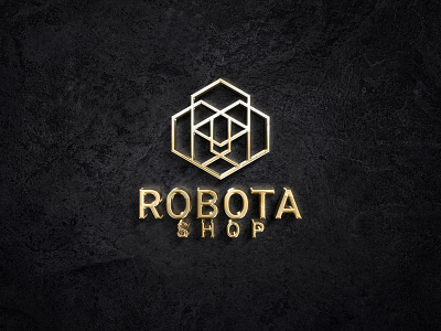 Logo Concept Robota brand creative design graphic icon illustration illustrator logo robott technoly