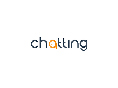 Chatting brand chatting creative design graphic icon illustrator logo