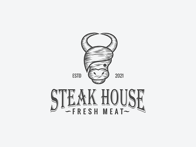 logo concept Steak House