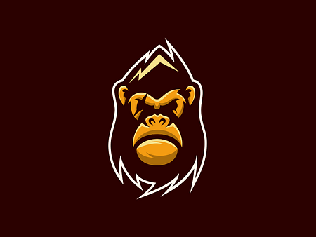 montain gorilla by Amjad_design_ on Dribbble