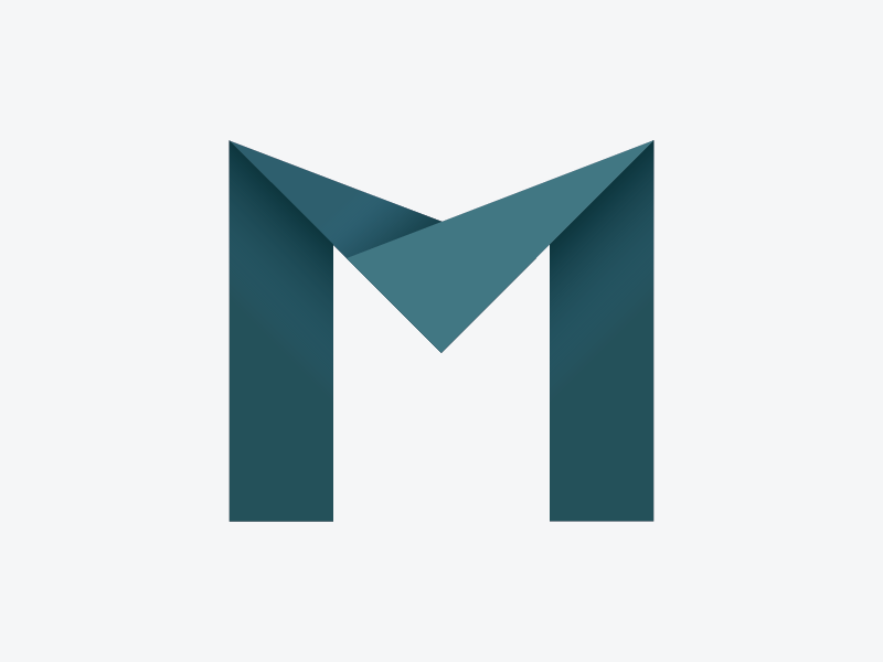 New portfolio logo logo portfolio new m origami