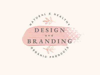Logo design badge brand branding design graphic healthy logo nature organic