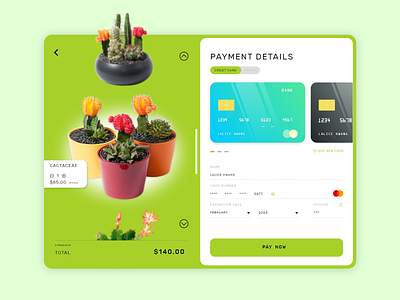 DailyUI #002 - Credit Card Checkout