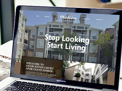 Charleston Court ui design web design