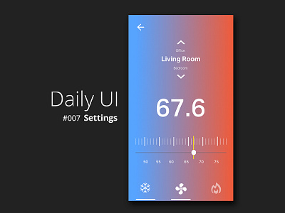 Daily UI #007 android dailyui design gradient interface ios music product profile purple ui web
