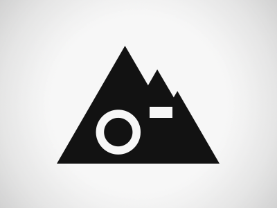 Personal Logo camera identity logo mountain