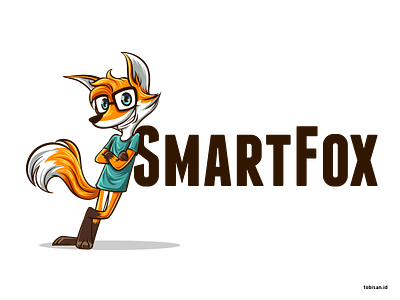 SmartFox animasi branding createralabs fox fox logo illustration logo vector