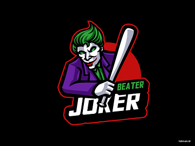 Beater Joker createralabs illustration logo ui vector