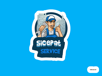 SiCepat Service createralabs illustration logo sicepat vector