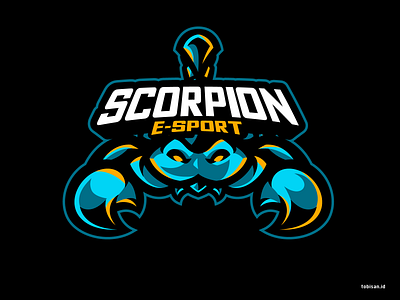 Scorpion E-Sport createralabs illustration logo scorpion ui vector