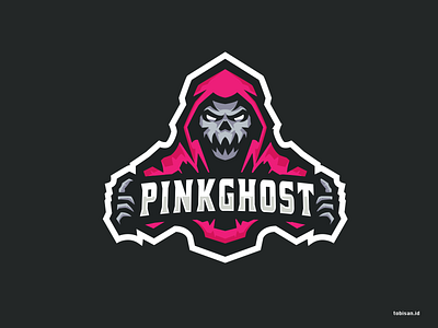 Pink Ghost animasi createralabs design ghost illustration logo pink ui vector