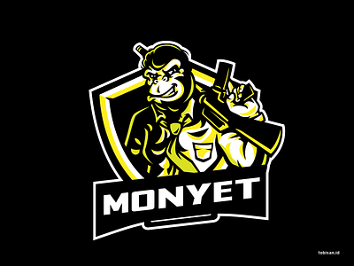 Team Monyet animasi createralabs design illustration logo monkey monyet ui vector