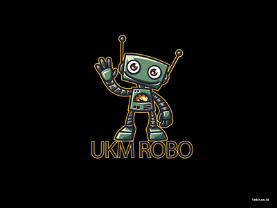 UKM ROBO animasi createralabs design elektro hme illustration logo robotic ui ukm vector