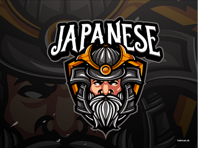 Japanese Army createralabs design illustration japanese logo samurai ui vector
