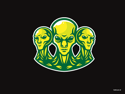 Alien alien animasi app createralabs design icon illustration logo ufo ui vector