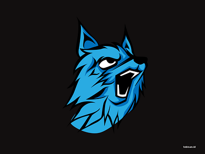 Blue Wolf animation branding createralabs design dribble illustration logo ui ux vector wolf