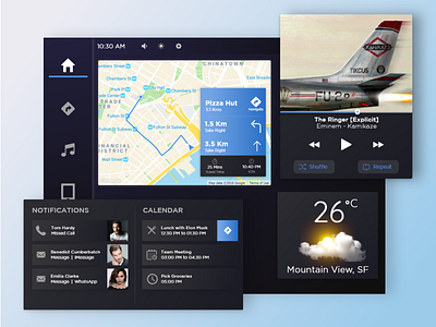 DriveUp Dashboard Homescreen by Rishikesh Kulkarni on Dribbble