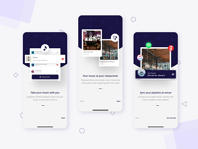 Jukebox App Concept Onboarding