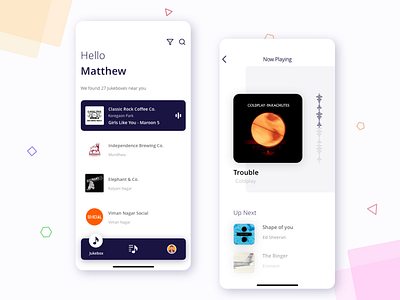 Jukebox iOS App Concept - Find Music