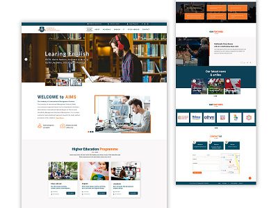 Web Design - Education Landing Page Design 1