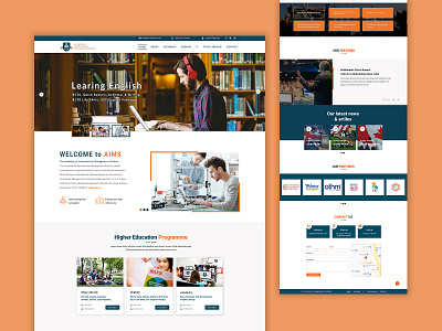 Web Design - Education Landing Page Design 1.0