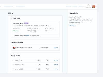 💰 Billing Page Exploration