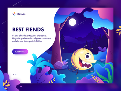 Bes fiends cartoon cartoon design ui 插图 设计