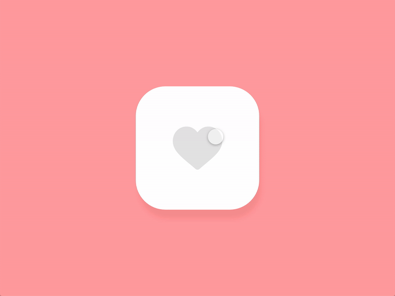 Like / Love Button - Micro Interaction