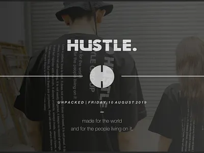 @hustle_ind Instagram Launching Content content designer design fashion hustle instagram streetwear ui ux