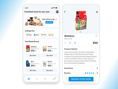 Pets Food App