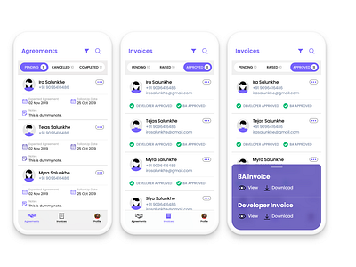 CRM Purple Theme