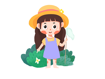 little girl illustration girl