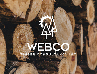 WEBCO Timber branding design illustration logo timber wood