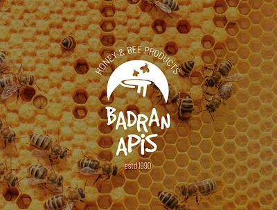 Badran Apis / Honey Products apis bee bees honey honeylogo logo