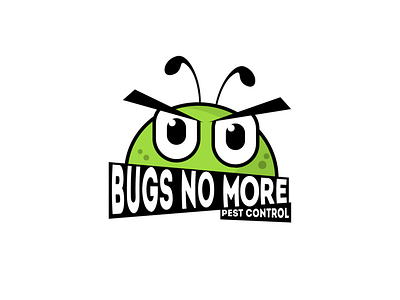 BUGS NO MORE - PEST CONTROL logo branding corporate identity