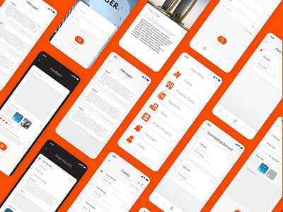 Tiger App under construction 🏗️ app design minimal mobile ui ux