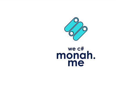 Monah.me / logo & Branding design logo minimal