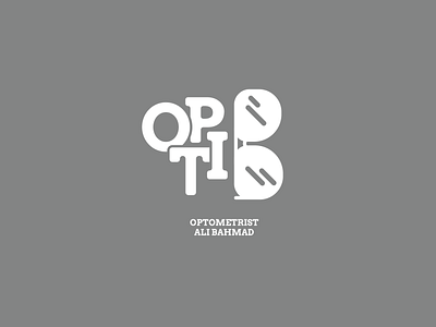 OptiB - optometrist design logo minimal optical optometrist