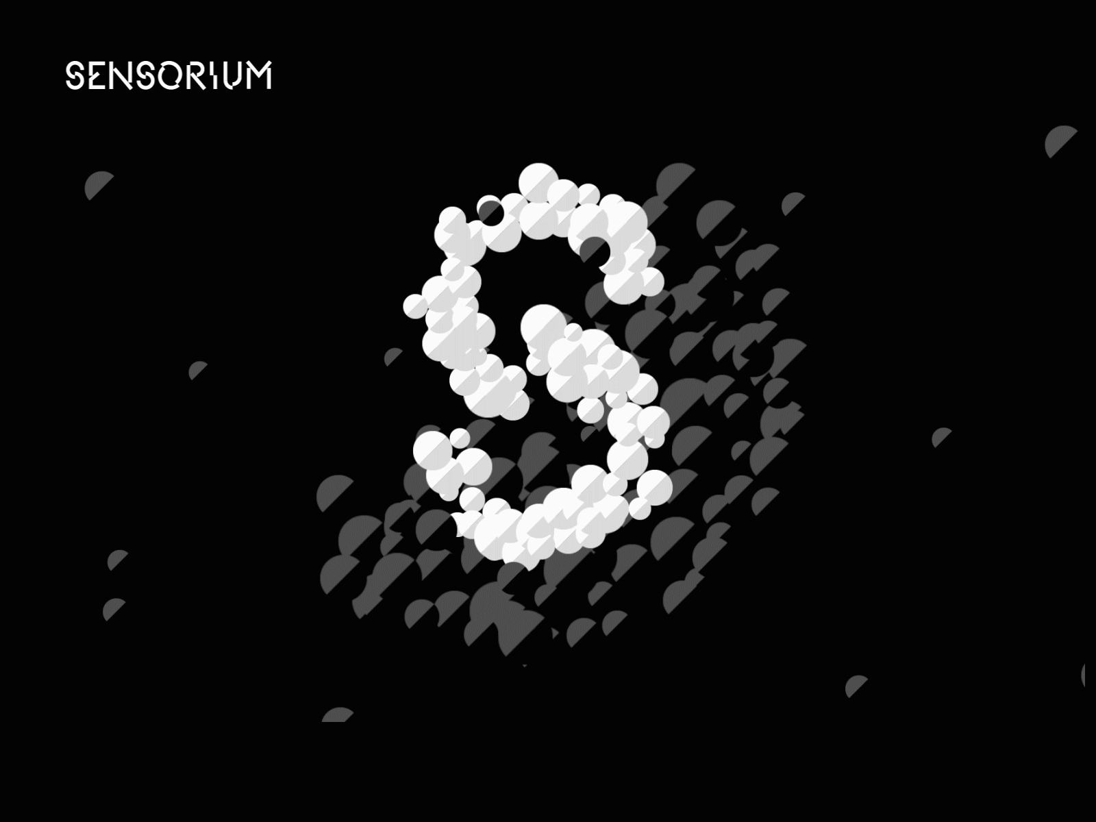 Sensorium animation branding logo typography