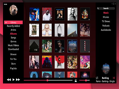 iTunes Redesign application desktop itunes music