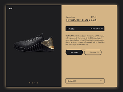 Nike Product Page