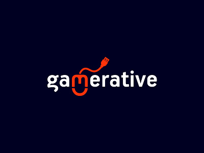 Gamerative Logo design game logo news