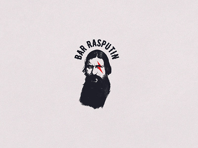 Bar Rasputin Logo v.1 bar design logo rasputin