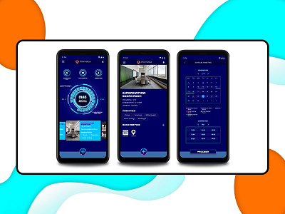 Concept for Meeting Room app 2dart app design concept art design futuristic ui ui