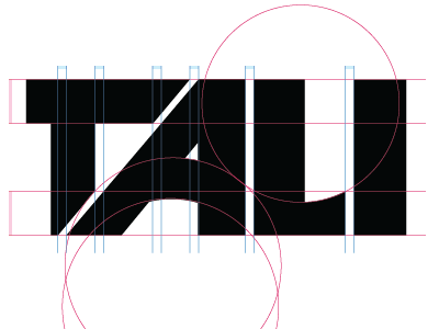 TALI (Almost There) branding comp guide logo magazine process type