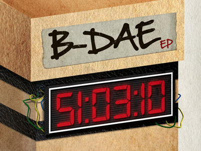 B-Dae EP cover artwork cd cover hip hop music packaging rap urban