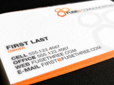 Letterpress Business Card Mock UP