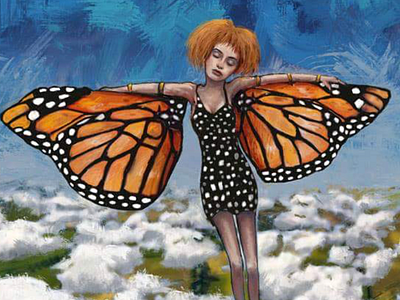 Your Time to Soar beauty butterfly empowerment girl hope monarch orange persistence strength